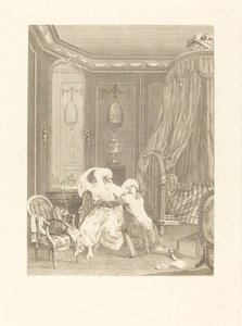 Sen omvendelse af Gerard Rene Le Vilain after Nicolas Lavreince