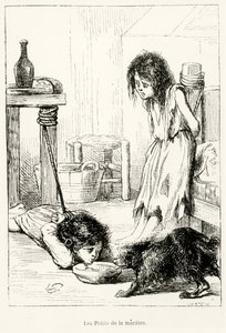 De ynkelige børn, illustration fra "L"Annee Illustree", 1868 af Gerard Seguin