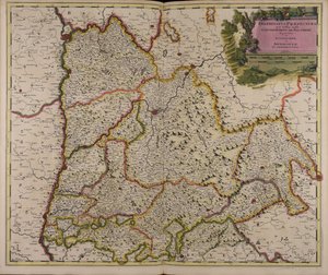 Delphinatus praefectura quae Gallis audit regering af Daufhiné bipartitus in superiorem et inferiorem