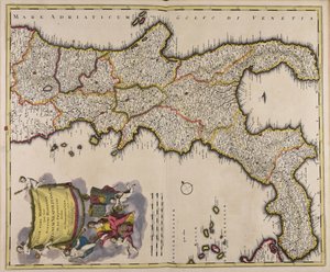 Italiae pars meridionalis quae nunc sceptri Hispanici regnum Neapolitanum in XII provincias divisum