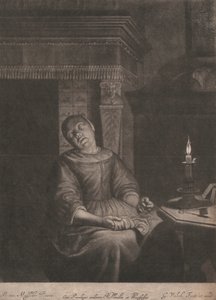 Den siddende sovende syerske af Gerard Valk