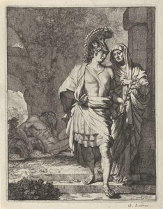 Aeneas en de Sibille van Cumae af Gerard de Lairesse
