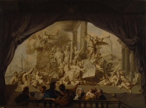 Allegori over Amsterdams berømmelse af Gerard de Lairesse
