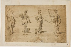 Fire kontinenter af Gerard de Lairesse
