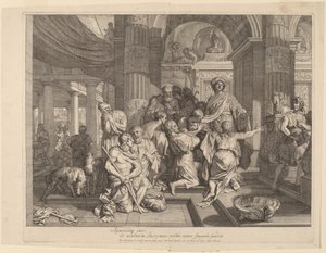 Joseph åbenbarer sig for sine brødre af Gerard de Lairesse
