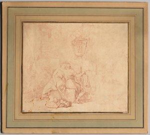 Fredens og retfærdighedens kys efter 1654. af Gerard de Lairesse