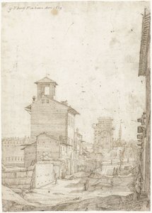 Udsigt over Via Panisperna til Santa Maria Maggiore, Rom