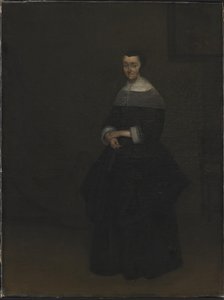 Portræt af en Dame af Gerard ter Borch