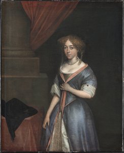 Portræt af en Dame af Gerard ter Borch