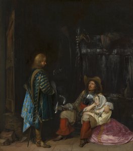 Budbringeren af Gerard ter Borch