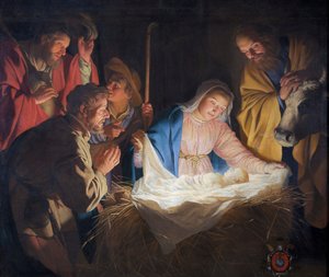 Hyrdernes tilbedelse af Gerard van Honthorst