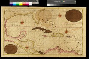 Kort over Vestindien, Caribiske Hav, Antiller