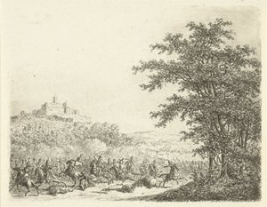 Ridekamp ved fæstningen Königstein Møde i Königstein