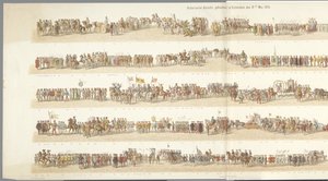 Historisk parade i Rotterdam Historisk procession, afholdt i Rotterdam 21. maj 1874 (titel på objekt)