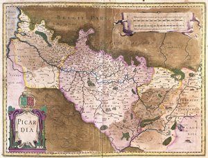 Belgien (gravering af Gerardus Mercator