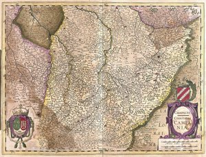 Champagne, Frankrig (gravering af Gerardus Mercator