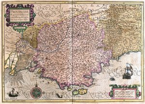 Frankrig (gravering af Gerardus Mercator