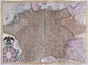 Tyskland (gravering af Gerardus Mercator