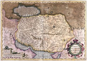 Irak og Afghanistan (gravering af Gerardus Mercator