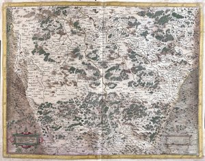 Lorraine, Frankrig (gravering af Gerardus Mercator