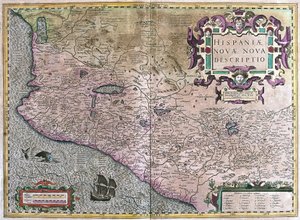 Mexico (gravering af Gerardus Mercator
