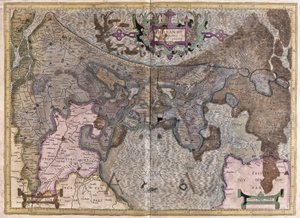 Holland (gravering af Gerardus Mercator