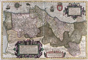 Portugal (gravering af Gerardus Mercator