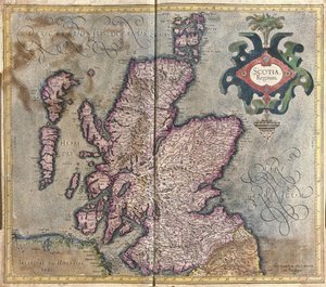 Skotland, Storbritannien af Gerardus Mercator