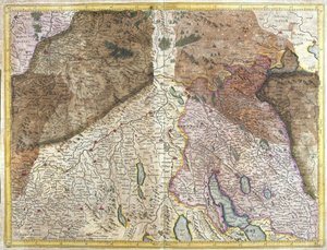 Schweiz (gravering af Gerardus Mercator