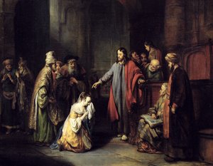 Kristus og den ægteskabelige kvinde, 1653