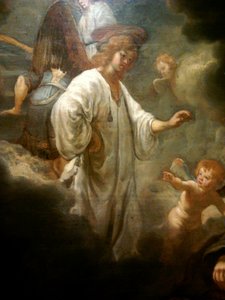 Jakobs drøm (1 Mos 28,11-12) af Gerbrand van den Eeckhout