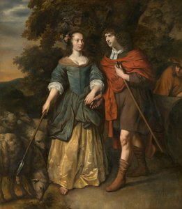 Unge par i hyrdekostumer af Gerbrand van den Eeckhout