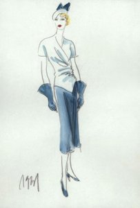 Damemode 1931, nederdel og bluse / G. Hartung