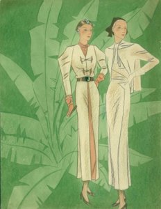 Damemode 1934 / kjoler / Gerd Hartung