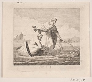Peters fiskefangst af Gerhard Ludvig Lahde