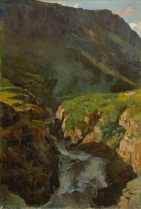 Floden Driva af Gerhard Munthe