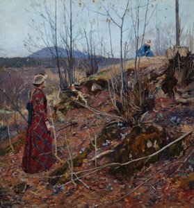 Blå anemone af Gerhard Peter Frantz Vilhelm Munthe