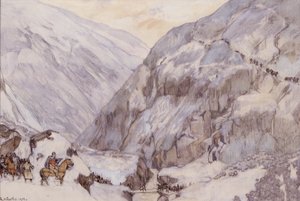 Kong Sverre ved Vårstien (Drivdalen) af Gerhard Peter Frantz Vilhelm Munthe