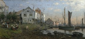 Morgen i en fiskerby af Gerhard Peter Frantz Vilhelm Munthe