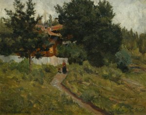 Kvinde og barn af Gerhard Peter Frantz Vilhelm Munthe