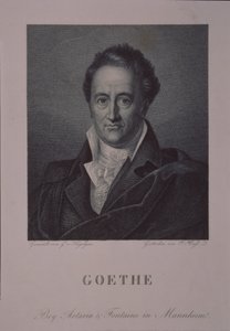 Portræt af forfatteren Johann Wolfgang von Goethe 1749-1832 af Gerhard von Kügelgen