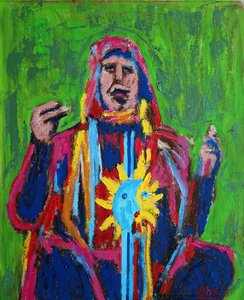 Shaman ii 1, 2019 (olie på lærred)
