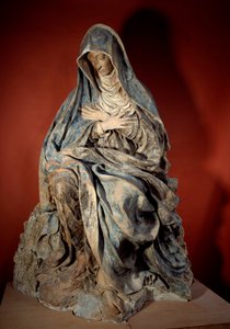 Virgin of Pain Skulptur af Germain Pilon (1535-1590) Paris fra det 16. århundrede, Louvre-museet