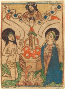 Allegori om eukaristien af German 15th Century