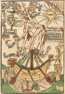 Allegori om mødet mellem pave Paul II og kejser Frederik III af German 15th Century