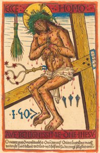 Kristus som sorgens mand af German 15th Century