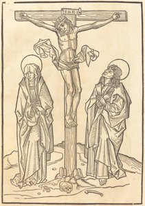 Kristus på korset af German 15th Century