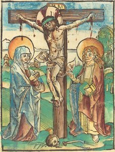 Kristus på korset af German 15th Century
