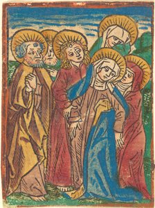 Madonna overvundet af German 15th Century