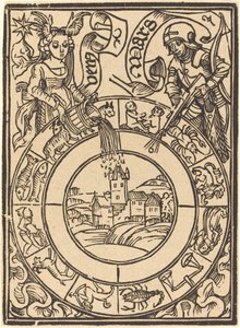 Mars og Venus af German 15th Century